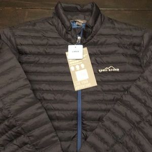 Eddie Bauer microlight navy jacket